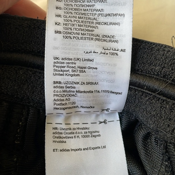 adidas Primegreen Tricot 3-stripes tapered pants. Men's XXL. Like new condition. - Picture 12 of 13